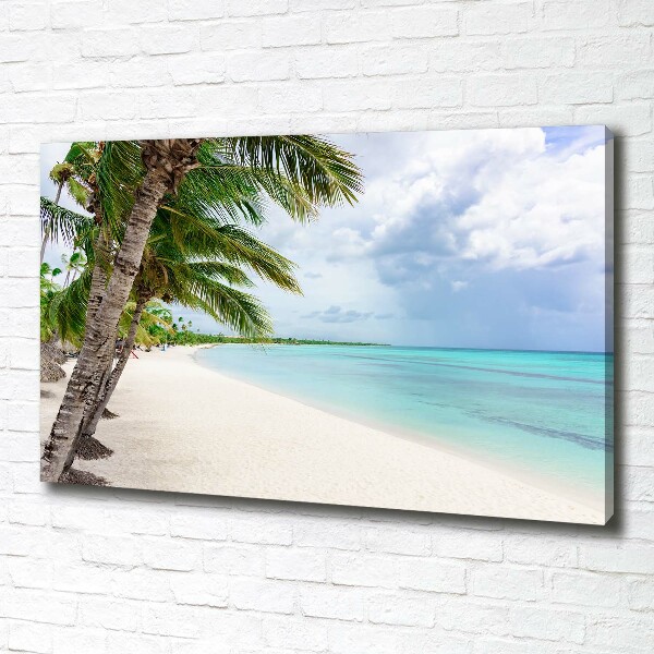 Quadro su tela Spiaggia tropicale