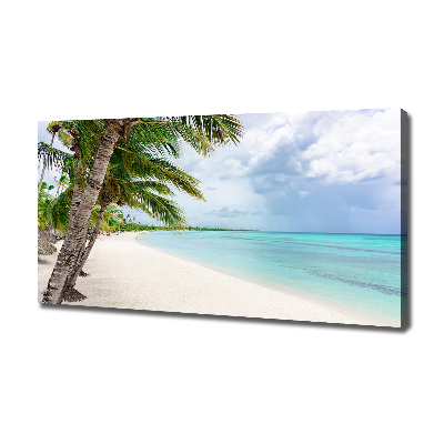 Quadro su tela Spiaggia tropicale