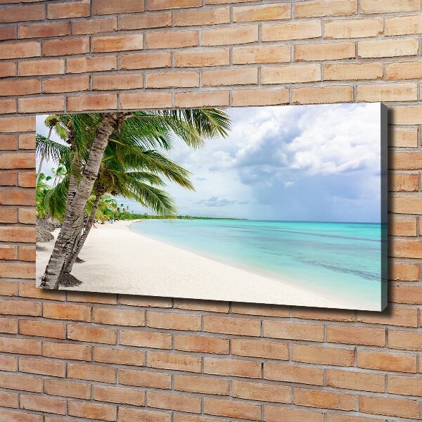 Quadro su tela Spiaggia tropicale