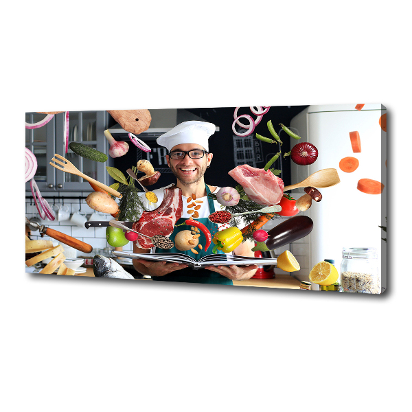 Foto quadro su tela Ricette dello chef