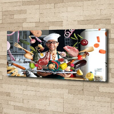 Foto quadro su tela Ricette dello chef