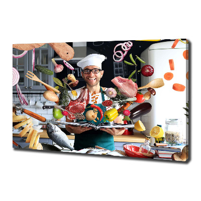 Foto quadro su tela Ricette dello chef