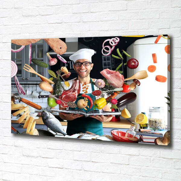 Foto quadro su tela Ricette dello chef