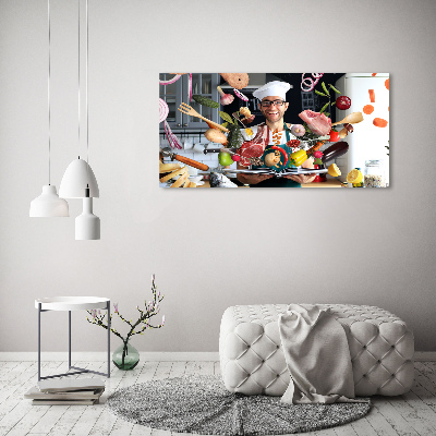 Foto quadro su tela Ricette dello chef