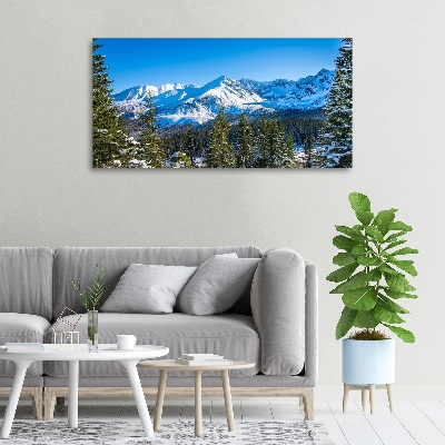 Quadro stampa su tela Panorama dei Monti Tatra