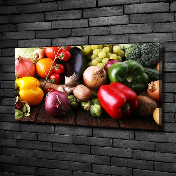 Quadro su tela Verdura e frutta
