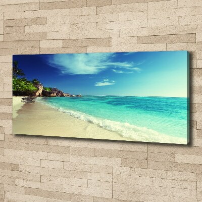Foto quadro su tela Spiaggia delle Seychelles