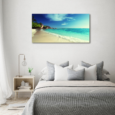 Foto quadro su tela Spiaggia delle Seychelles