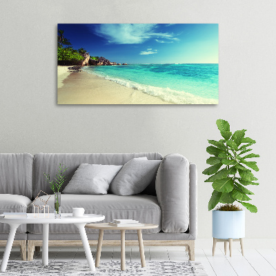 Foto quadro su tela Spiaggia delle Seychelles