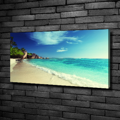 Foto quadro su tela Spiaggia delle Seychelles
