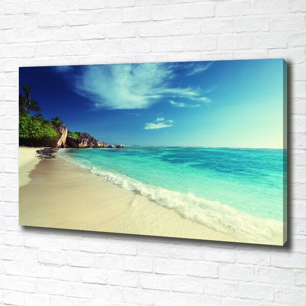Foto quadro su tela Spiaggia delle Seychelles