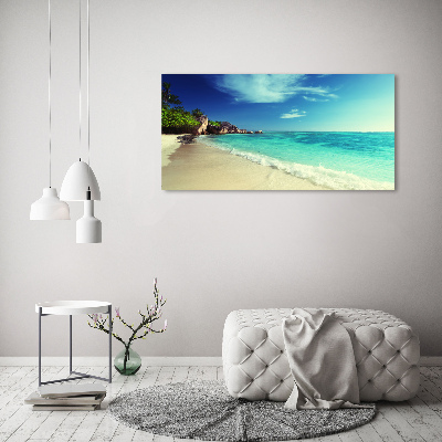 Foto quadro su tela Spiaggia delle Seychelles