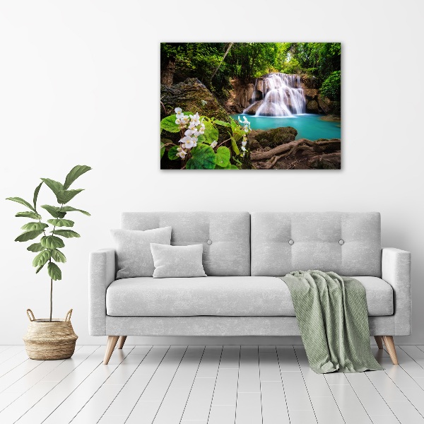Quadro su tela Cascata in Thailandia