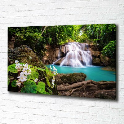 Quadro su tela Cascata in Thailandia