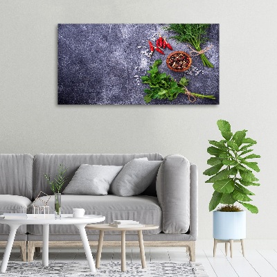 Quadro stampa su tela Erbe aromatiche e spezie