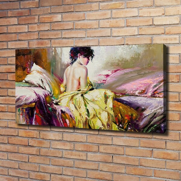 Quadro su tela Donna seminuda