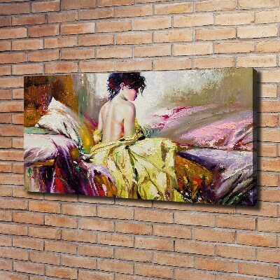 Quadro su tela Donna seminuda