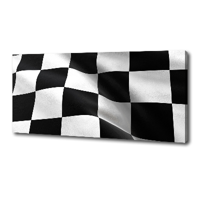 Foto quadro su tela Bandiera del traguardo