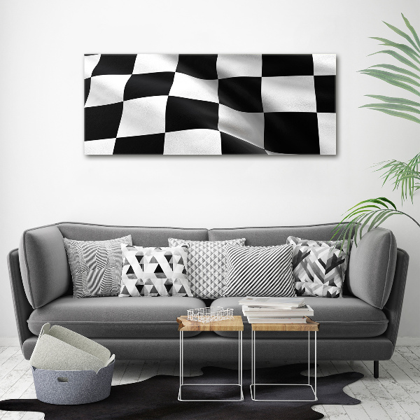 Foto quadro su tela Bandiera del traguardo