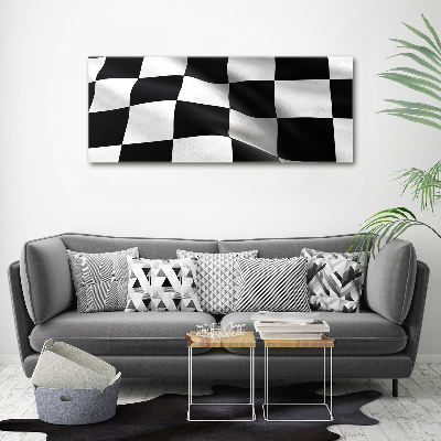 Foto quadro su tela Bandiera del traguardo