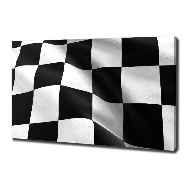 Foto quadro su tela Bandiera del traguardo