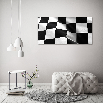 Foto quadro su tela Bandiera del traguardo