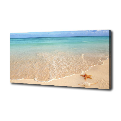 Quadro stampa su tela Stelle marine sulla spiaggia