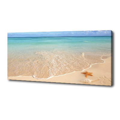 Quadro stampa su tela Stelle marine sulla spiaggia