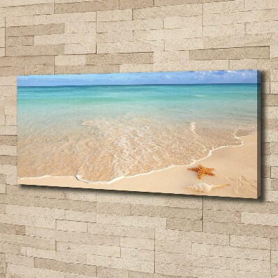 Quadro stampa su tela Stelle marine sulla spiaggia