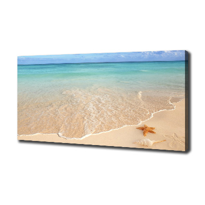 Quadro stampa su tela Stelle marine sulla spiaggia