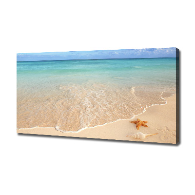 Quadro stampa su tela Stelle marine sulla spiaggia