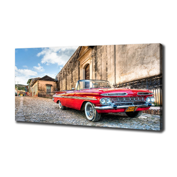 Foto quadro su tela Chevrolet rossa