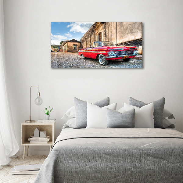 Foto quadro su tela Chevrolet rossa