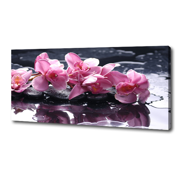 Quadro su tela Orchidea rosa