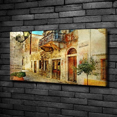 Quadro stampa su tela Le strade in Grecia