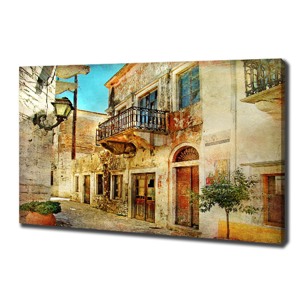 Quadro stampa su tela Le strade in Grecia