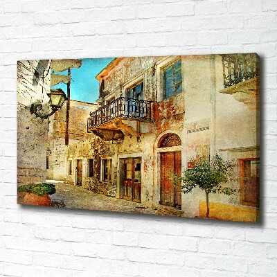 Quadro stampa su tela Le strade in Grecia