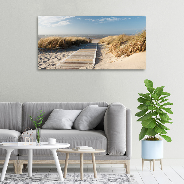Foto quadro su tela Sentiero della spiaggia