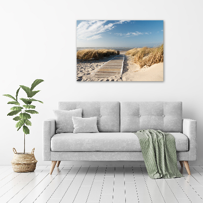 Foto quadro su tela Sentiero della spiaggia