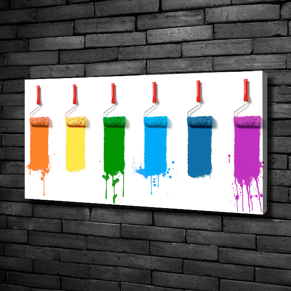 Foto quadro su tela Rulli da pittura