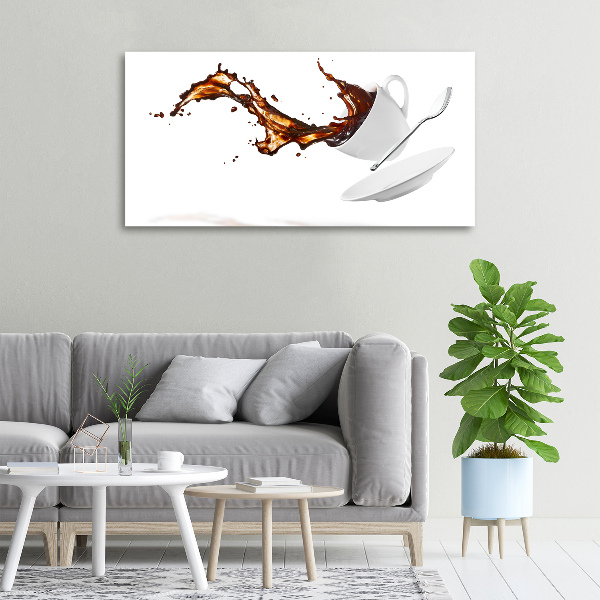 Quadro stampa su tela Caffè rovesciato