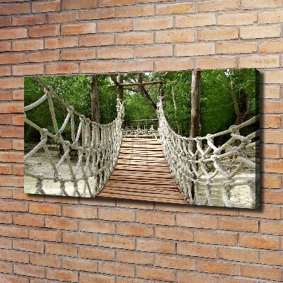 Quadro su tela Ponte di corda