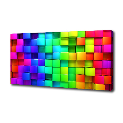 Quadro stampa su tela Scatole colorate