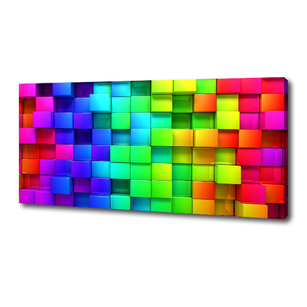 Quadro stampa su tela Scatole colorate