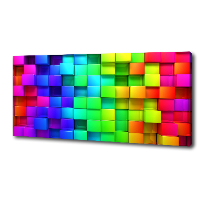 Quadro stampa su tela Scatole colorate