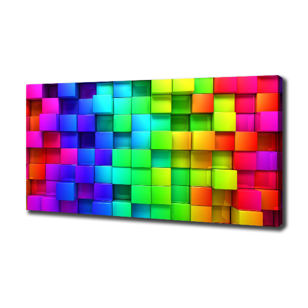 Quadro stampa su tela Scatole colorate