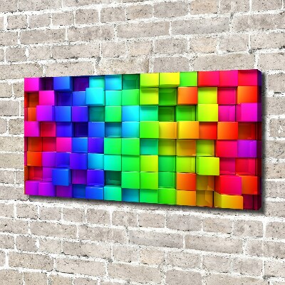 Quadro stampa su tela Scatole colorate