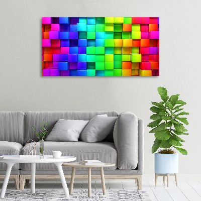 Quadro stampa su tela Scatole colorate