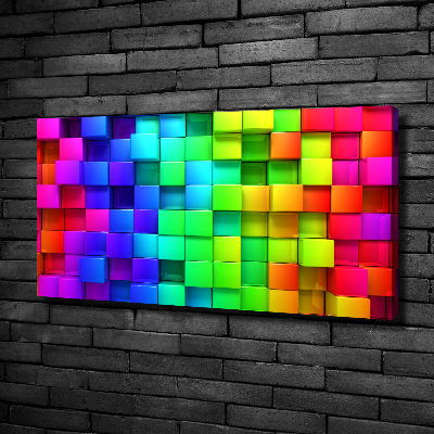 Quadro stampa su tela Scatole colorate