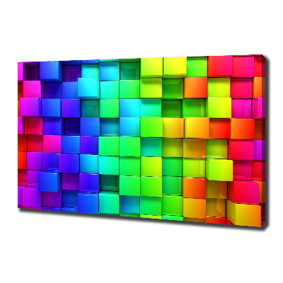 Quadro stampa su tela Scatole colorate